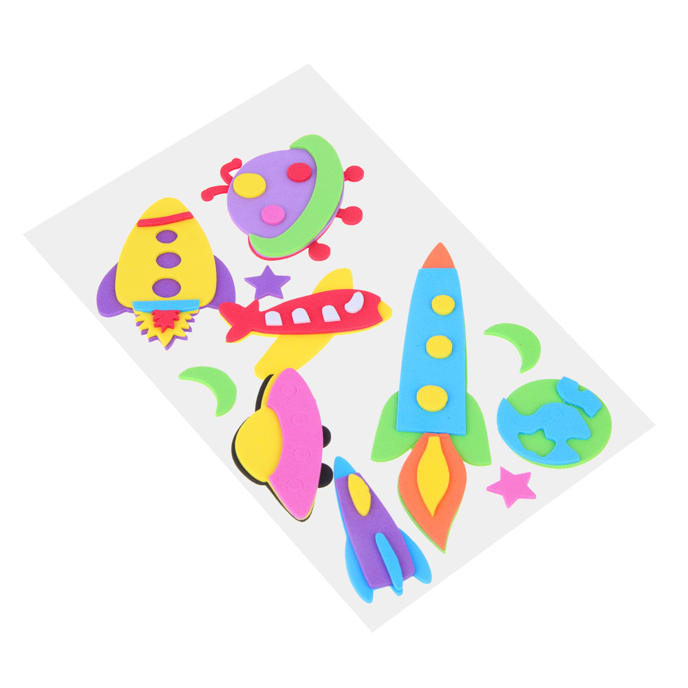 Fntastic Набор наклеек декоративных, 22x12,5 см, ПЕВА, авто/мото, 6 дизайнов, арт.№ 503-016