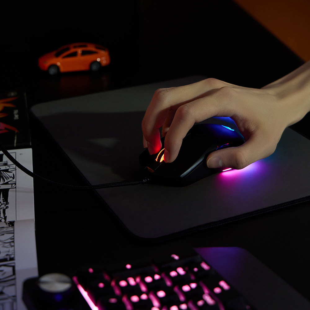 BY Игровая мышь проводная Grenade 12800dpi,6D,A825,RGB,220см, арт.№ 405-054