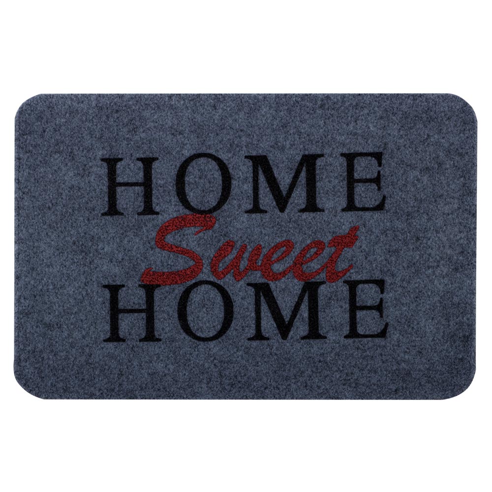 VETTA Коврик в прихожую, полиэстер, ПВХ, 40х60см, 3 дизайна, арт.№ 466-322