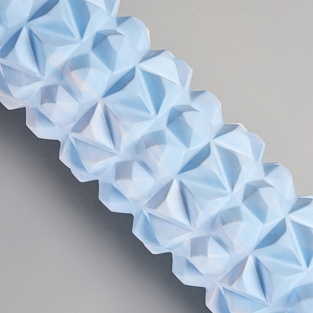 SILAPRO MAX Роллер для миофасциального массажа, сине-белый, 30х8.5см, EVA, PVC, арт.№ 192-036