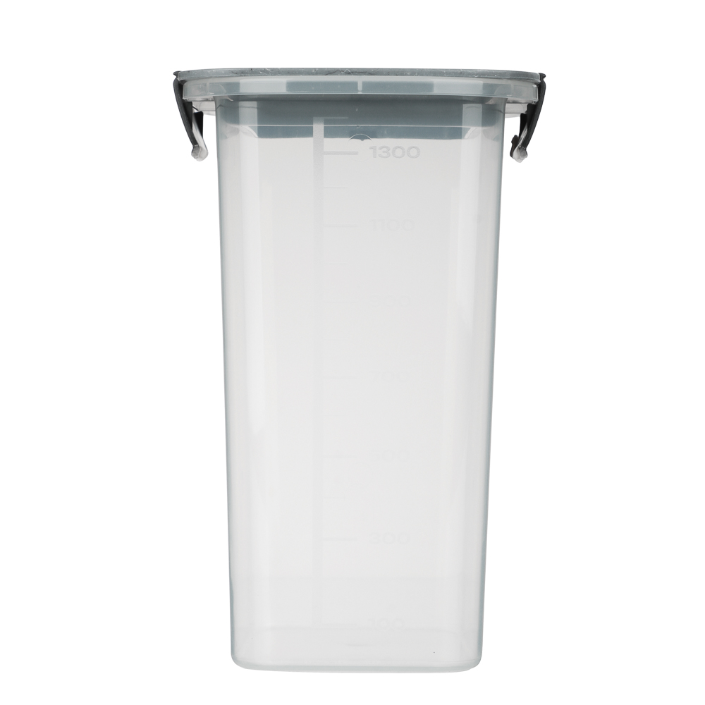 Контейнер герметичный с защелками для сыпучих продуктов 1500мл, пластик, арт.№ 861-543