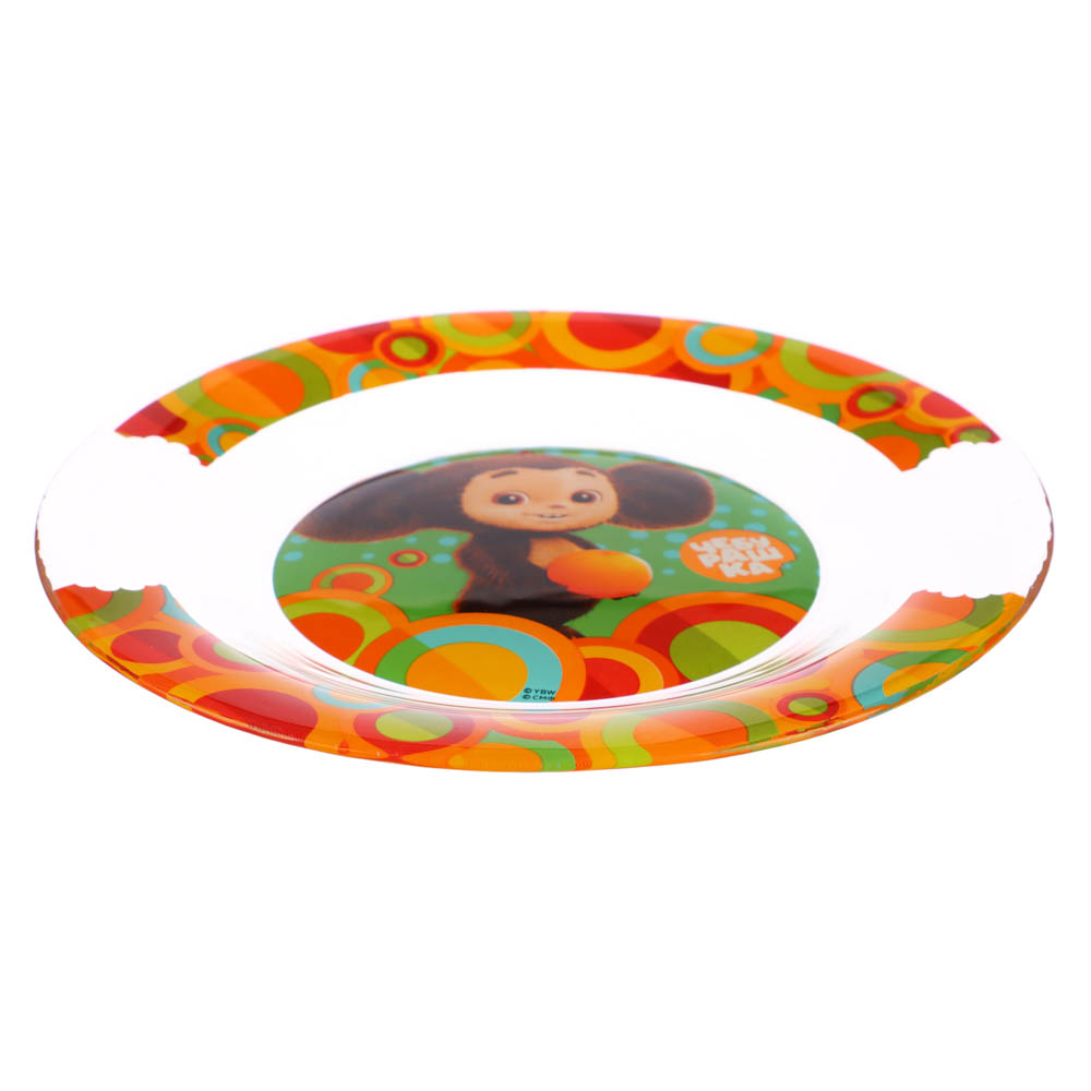 Тарелка "Чебурашка" 19,5см, стекло, арт.№ 829-213