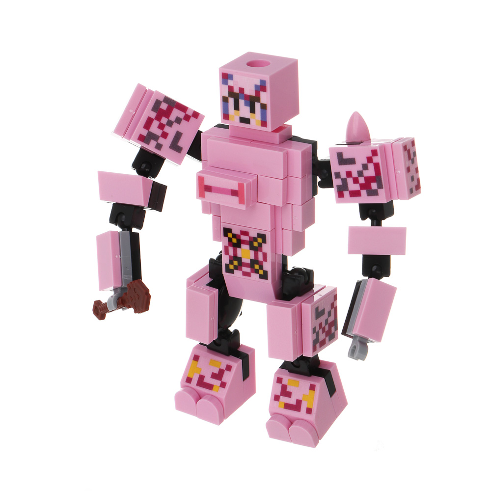 ИГРОЛЕНД Конструктор "Квадратный мир" 1, 12х4х10 см, ABS, 8 видов, арт.1, арт.№ 265-684