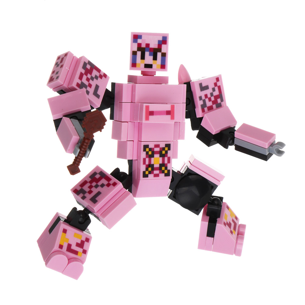 ИГРОЛЕНД Конструктор "Квадратный мир" 1, 12х4х10 см, ABS, 8 видов, арт.1, арт.№ 265-684