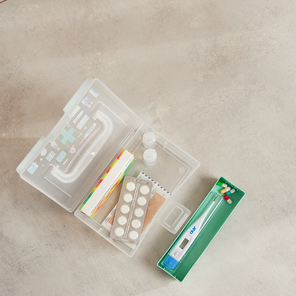 Бокс-аптечка универсальный для хранения мелочей 170х108х78мм, арт.№ 414-109