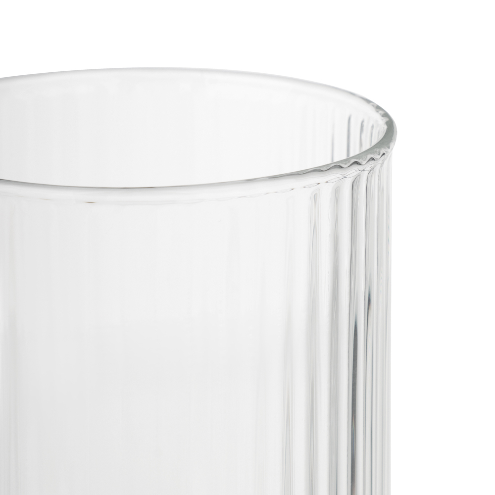 MILLIMI Набор стаканов Астра 400 мл, 2 шт, стекло, рифленый, арт.№ 878-618