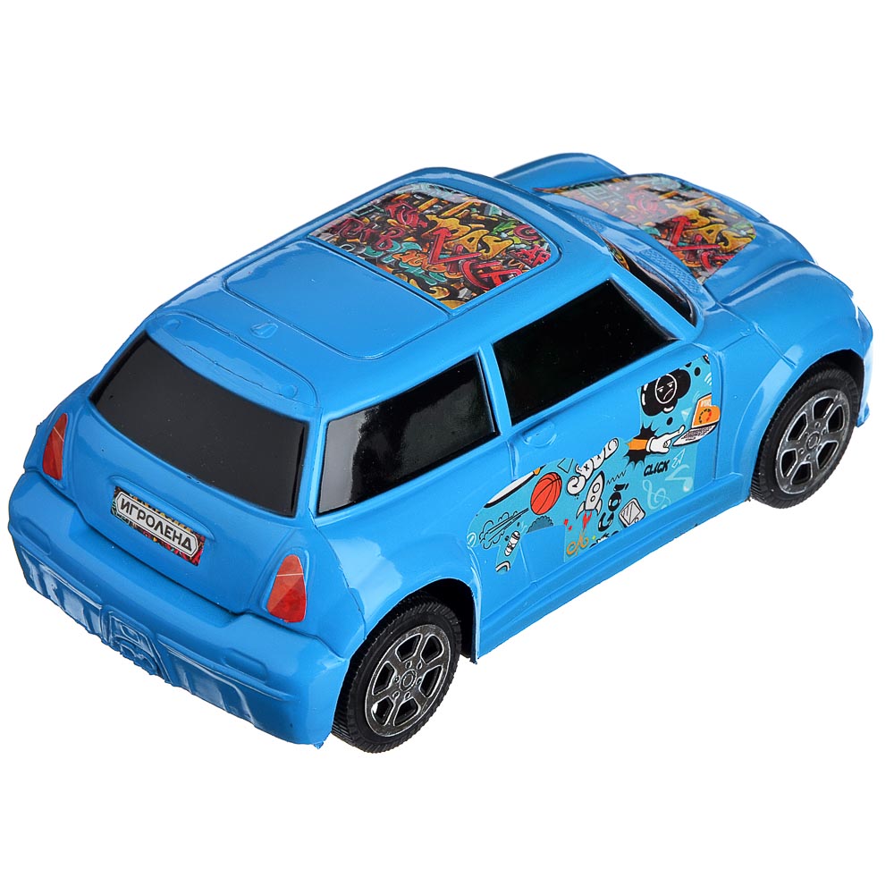 ИГРОЛЕНД Машина городская, инерция, пластик, 17х8х6см, 3 цвета, арт.№ 292-192