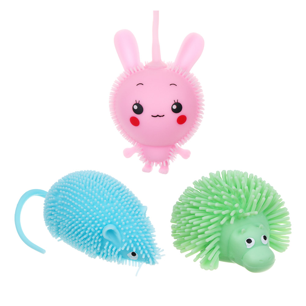 LASTIKS Игрушка в виде персонажей и животных резиновая, 6-11см, резина, 8 цветов, арт.№ 297-063