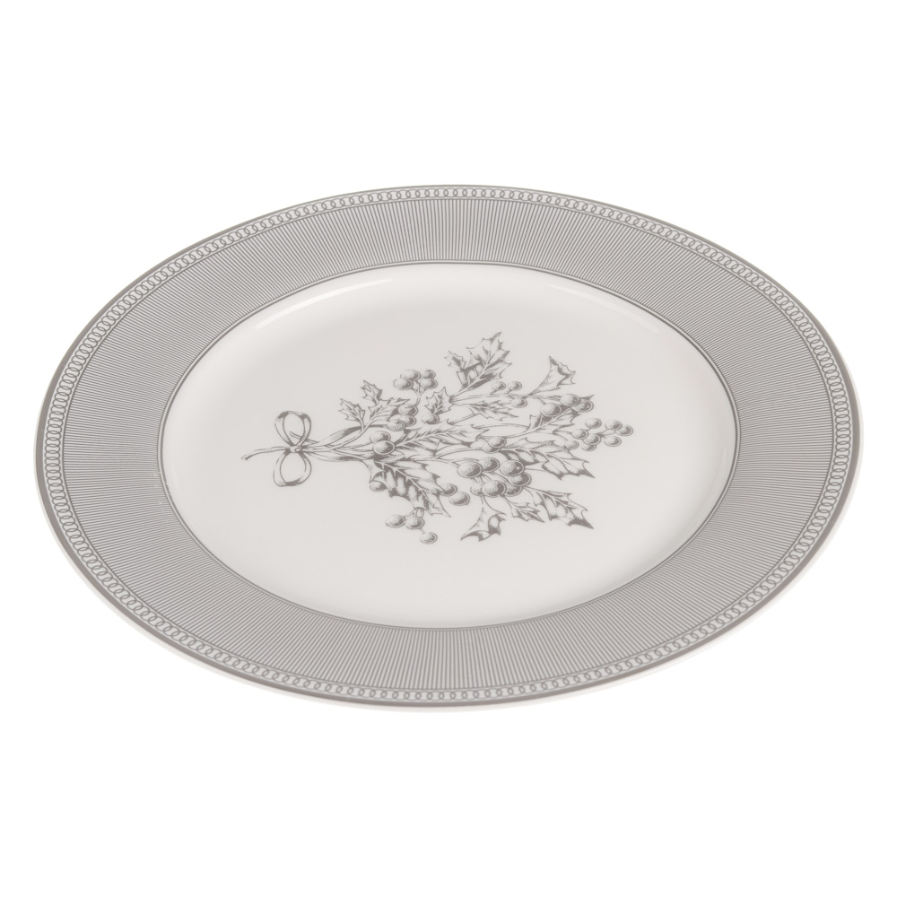 BY COLLECTION Сильвер Тарелка десертная, 20см, костяной фарфор, арт.№ 820-770