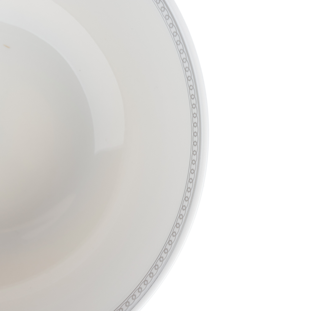 BY COLLECTION Сильвер Салатник круглый, 15х7см, костяной фарфор, арт.№ 820-772
