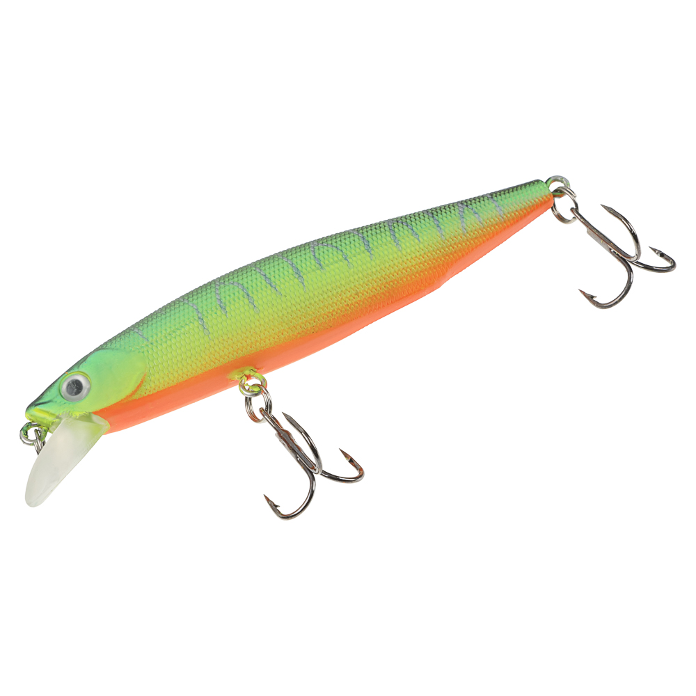 Воблер "Дэнсер Флэт Минноу" тм AZOR FISHING, F, 8,7гр, 100мм, 0,5-1,5м, 5 цветов, арт.№ 145-163