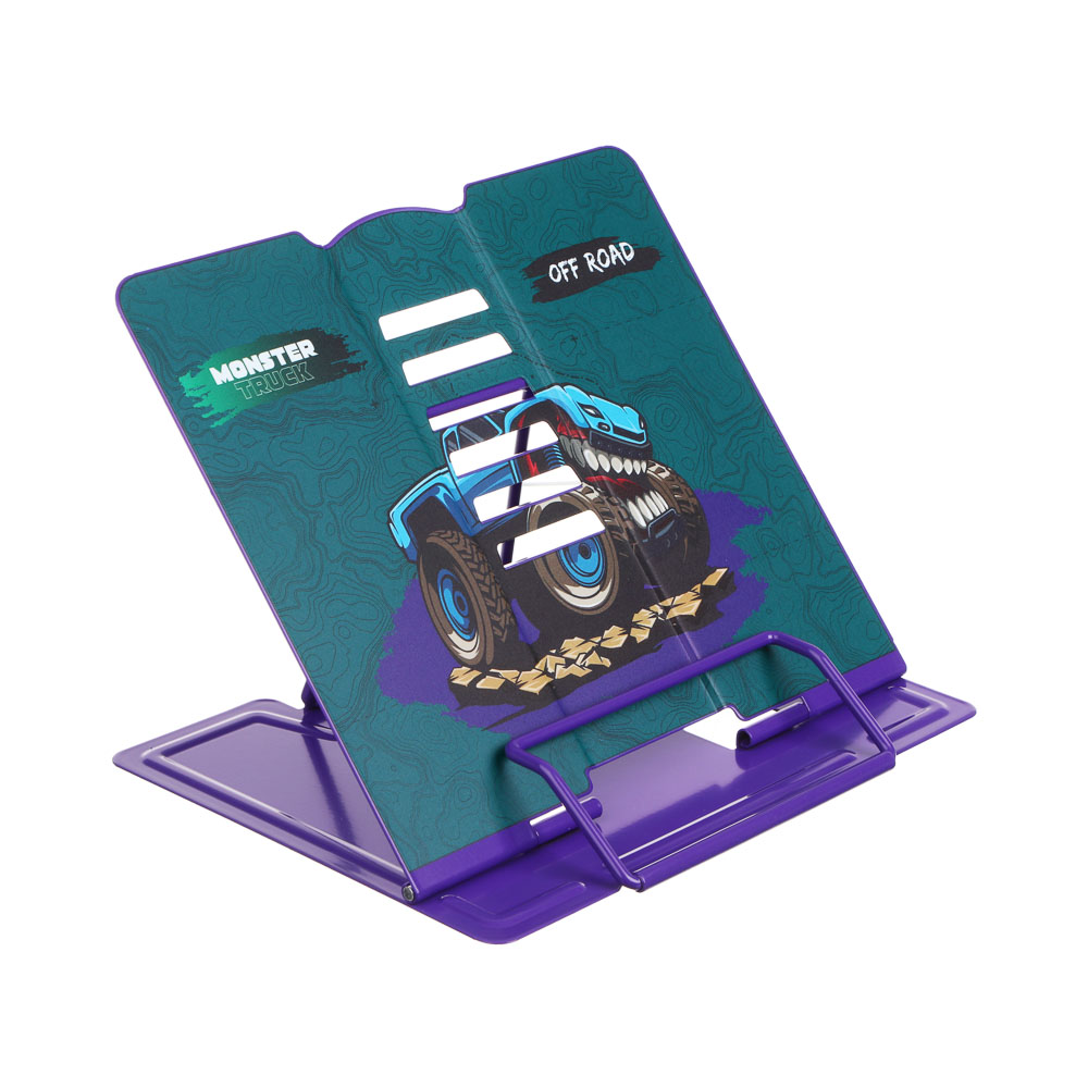 МОНСТР ТРАК Подставка для книг, для А5, 21х16,5х19см, металл с цв.печатью, пакет, арт.№ 234-058