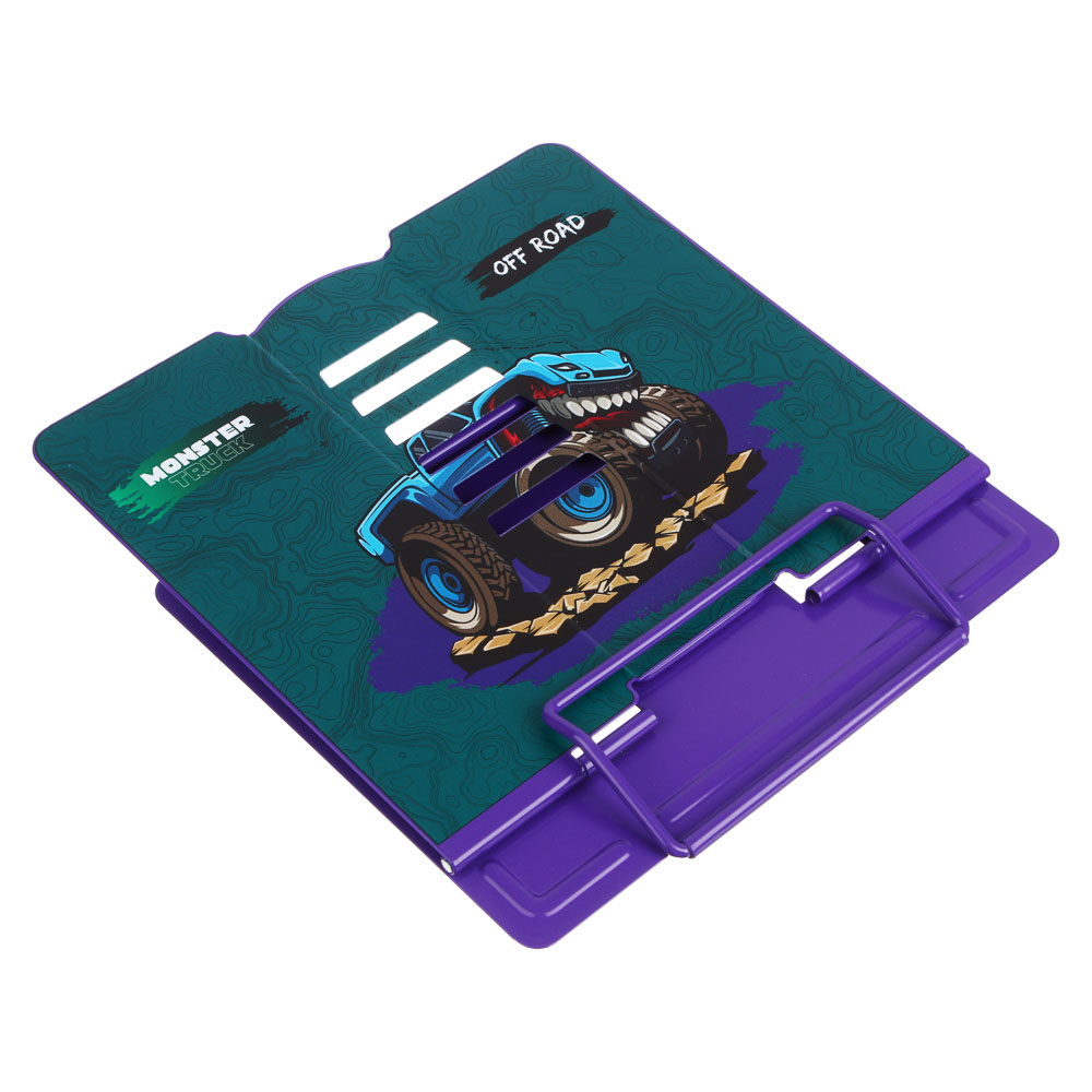 МОНСТР ТРАК Подставка для книг, для А5, 21х16,5х19см, металл с цв.печатью, пакет, арт.№ 234-058