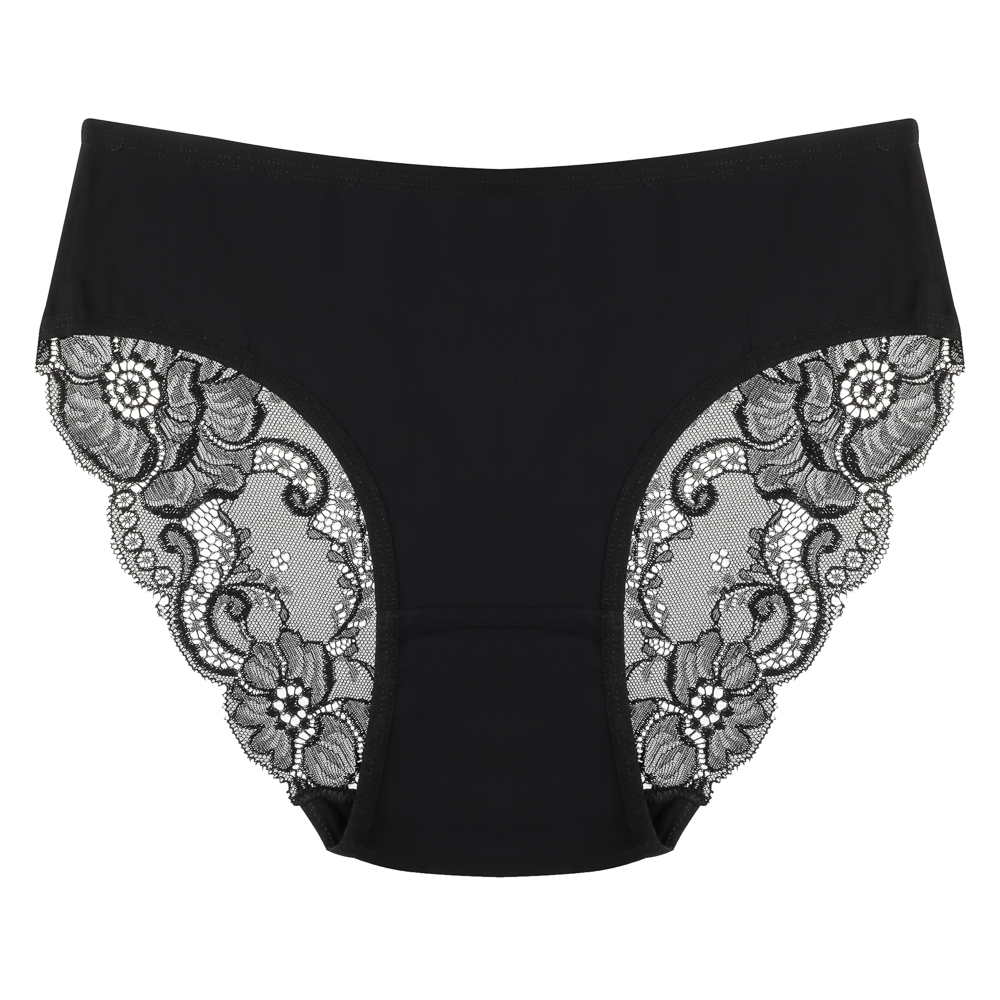 Трусы женские с кружевом, р.48-50, 95% хлопок, 5% спандекс, Cotton #9922, арт.№ 331-417