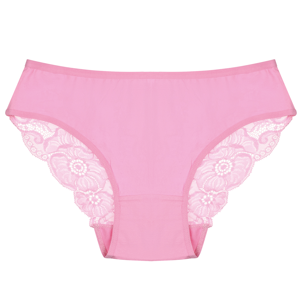 Трусы женские с кружевом, р.48-50, 95% хлопок, 5% спандекс, Cotton #9922, арт.№ 331-417