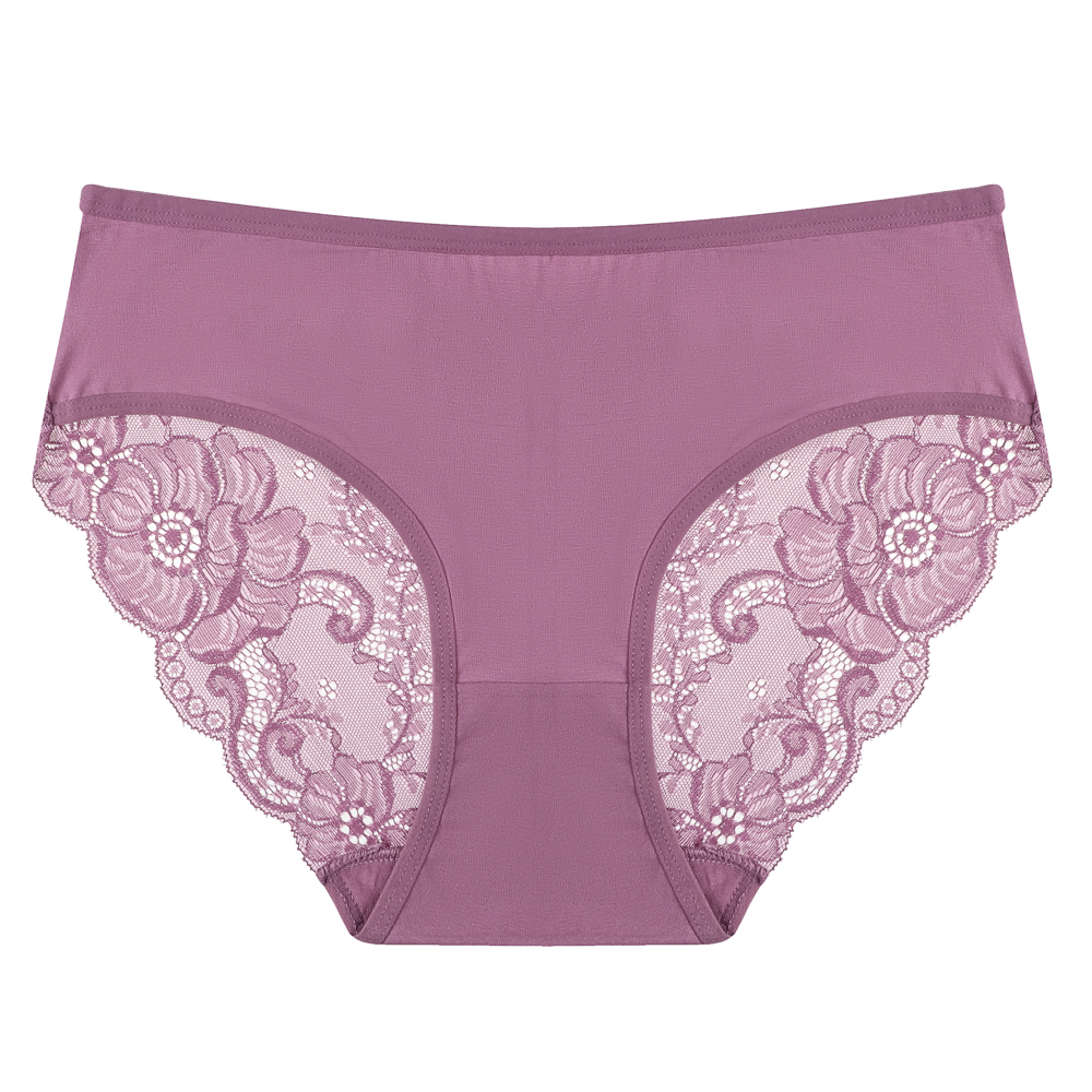 Трусы женские с кружевом, р.48-50, 95% хлопок, 5% спандекс, Cotton #9922, арт.№ 331-417