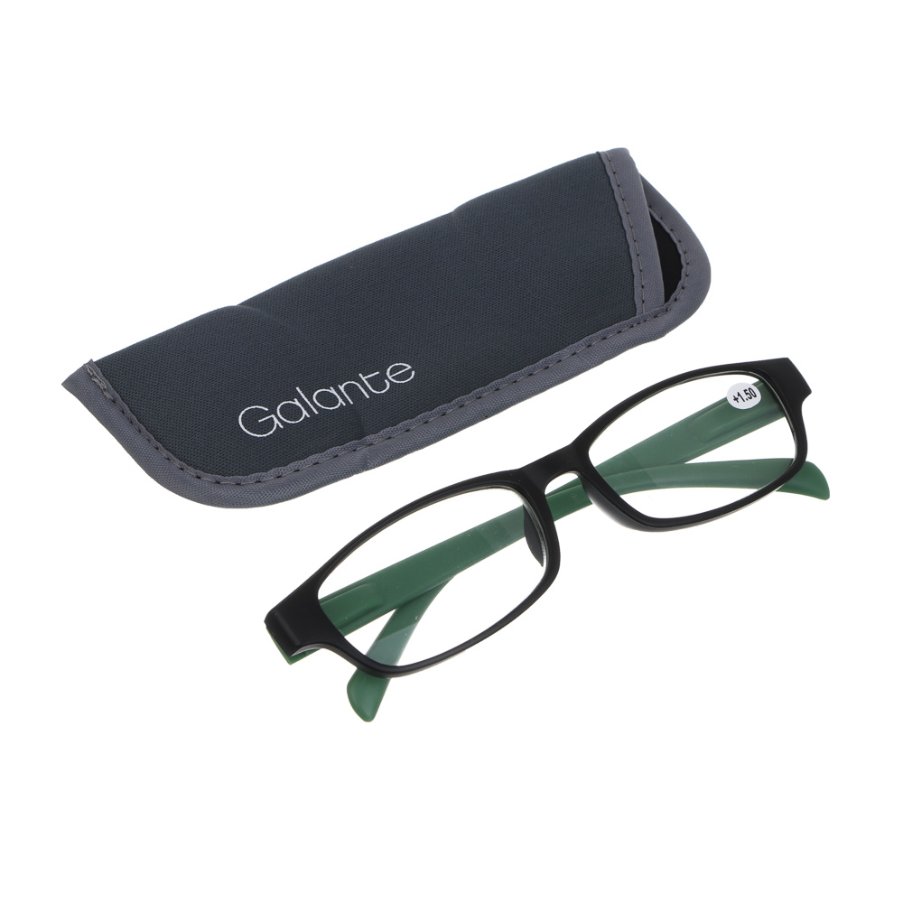 GALANTE Очки корригирующие с чехлом, пластик, полиэстер, PD62, (+): +1,+1.5,+2,+2.5,+3,+3.5 (ОК3), арт.№ 304-487
