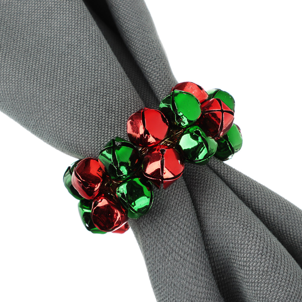 PROVANCE Асти Кольцо для салфеток 2шт, 100% металл, красно-зеленый, арт.№ 492-129