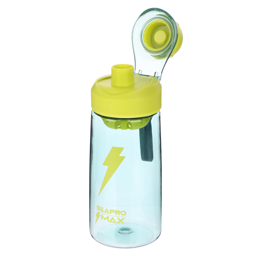 SILAPRO MAX Бутылка спортивная, NEON LIME, 550мл, РС, арт.№ 088-058
