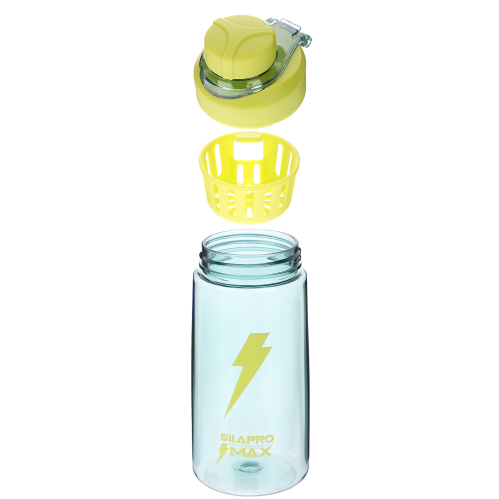 SILAPRO MAX Бутылка спортивная, NEON LIME, 550мл, РС, арт.№ 088-058