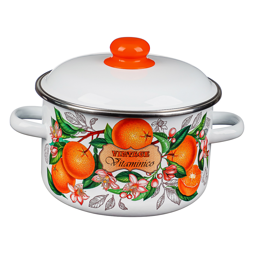 Гарден Кастрюля эмалированная 4л, арт.№ 894-551