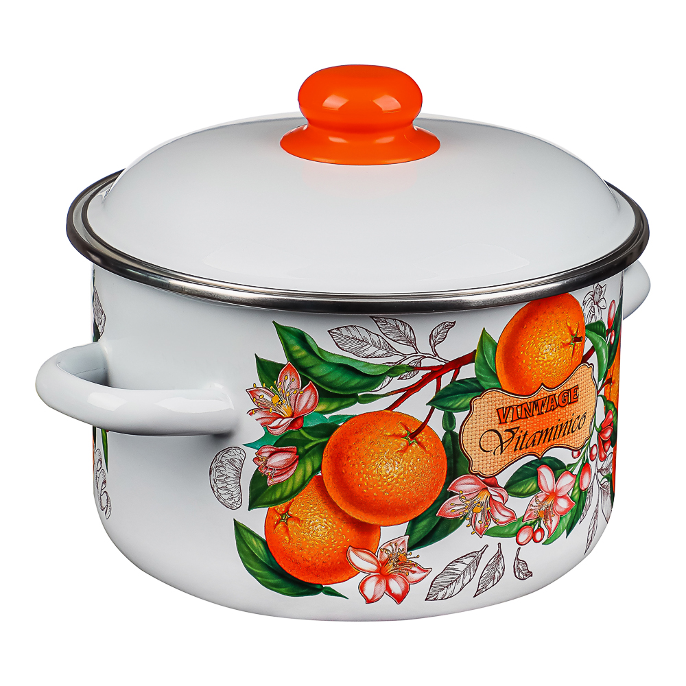 Гарден Кастрюля эмалированная 4л, арт.№ 894-551