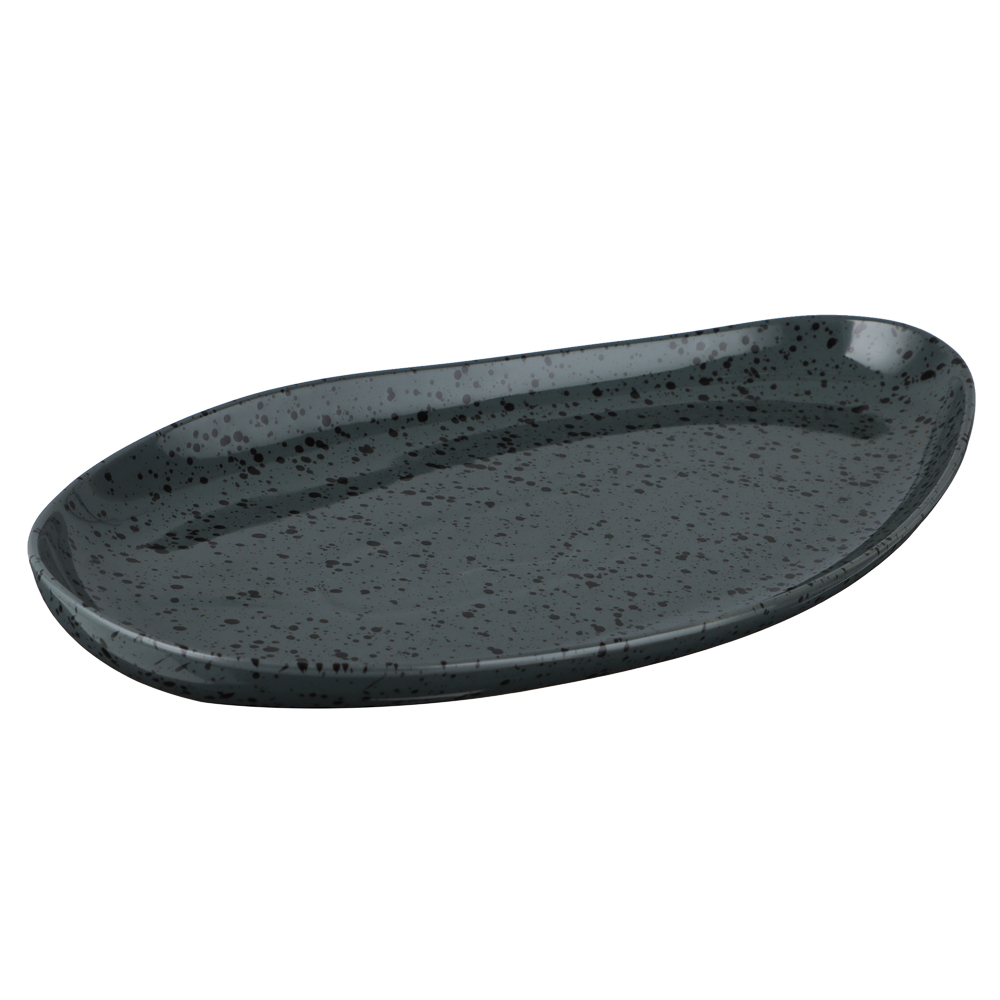 MILLIMI Оникс Блюдо овальное, 36х21x3,5см, фарфор, арт.№ 816-054