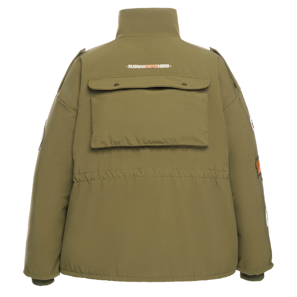 Парка BY, мужская, хаки, разм. one size, арт.№ 080-129