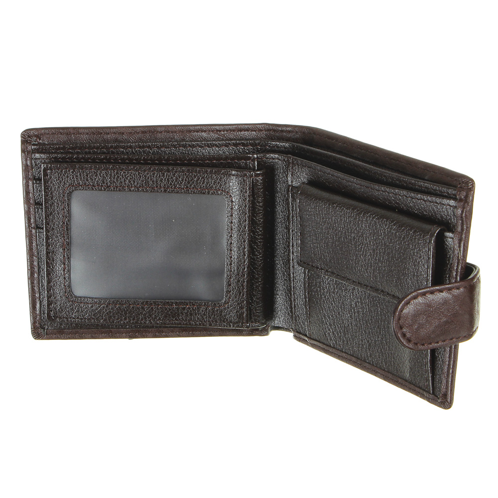 PAVO Портмоне мужское, ПУ, 11,5х9,5х2см, 2 цвета, ПМ20-07, арт.№ 303-881