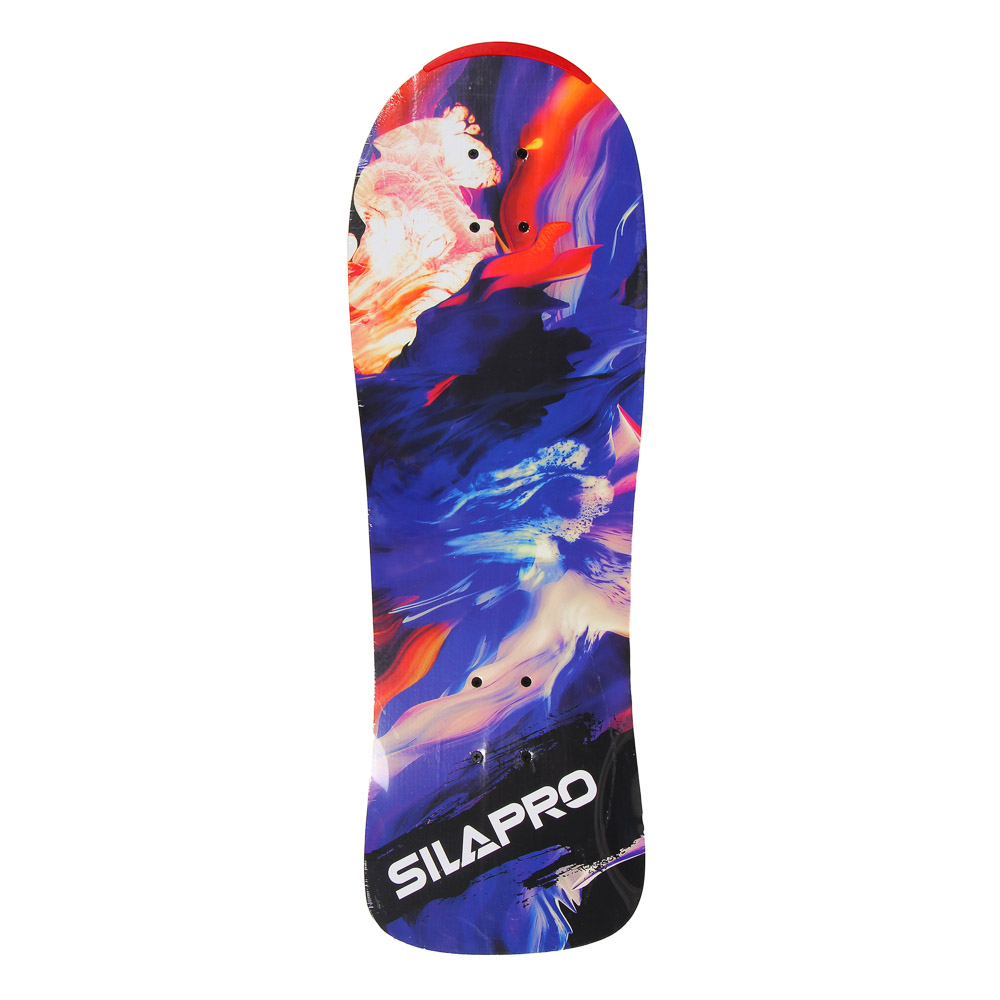 SILAPRO Скейтборд 75х25см (усилен.алюм. крепеж, 5240 PVC 608Z) макс. нагрузка 50кг, арт.№ 131-021