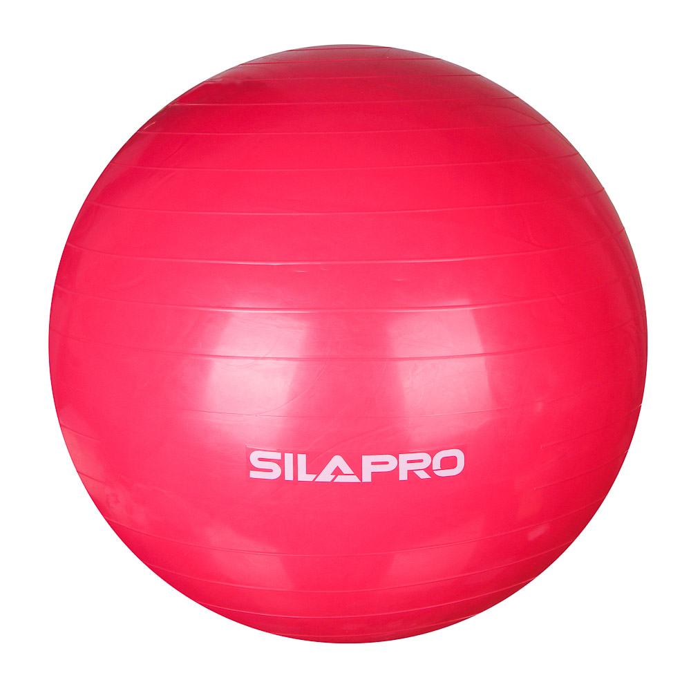 SILAPRO Мяч для фитнеса гимнастический, нагрузка до 100кг, d 75см, ПВХ, 4 цвета, арт.№ 193-004