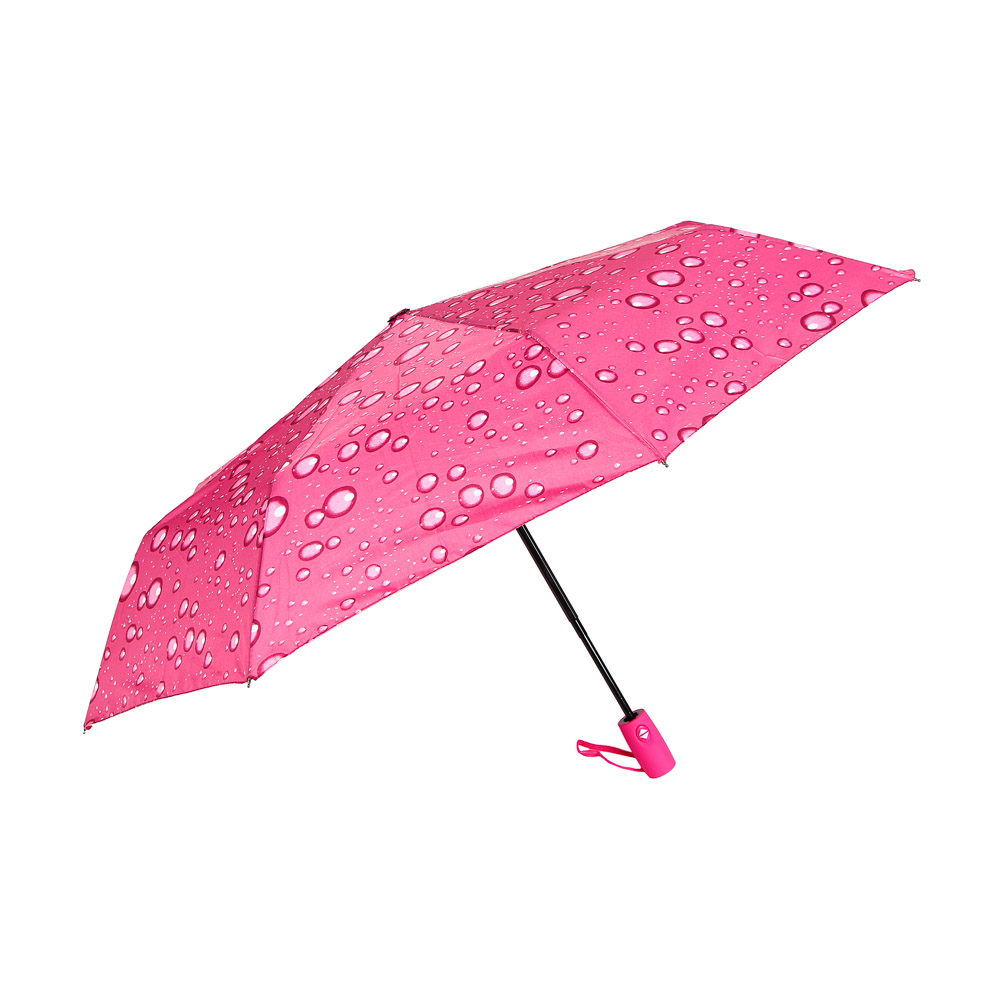 Зонт универсальный, автомат, металл, пластик, полиэстер, 55см, 8 спиц, 4 цвета, арт.№ 302-295