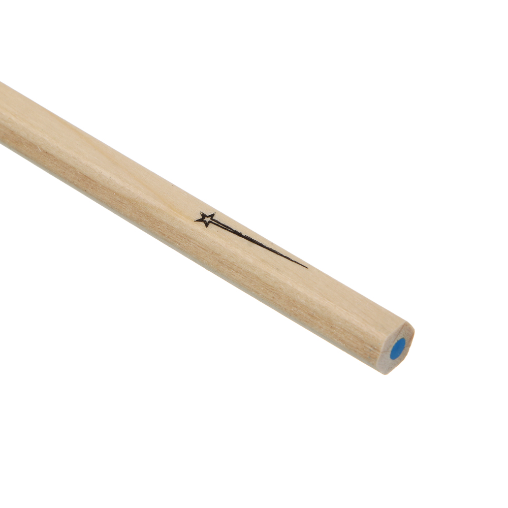 Карандаши 12 цветов, в дерев.пенале BY Русские Супергерои "Свет" натурал. дерево, шестигранные, арт.№ 801-095