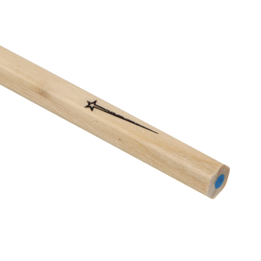 Карандаши 6 цв., мини 9см. BY Русские Супергерои "Свет" натурал. дерево, шестигранные, крафт, арт.№ 801-096