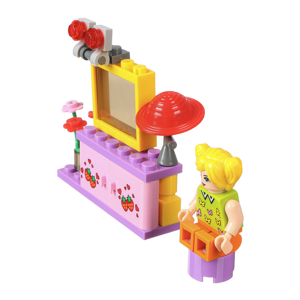 ИГРОЛЕНД Конструктор 26-43 дет, пластик, 6 дизайнов, 10Х7Х3см, арт.№ 265-502