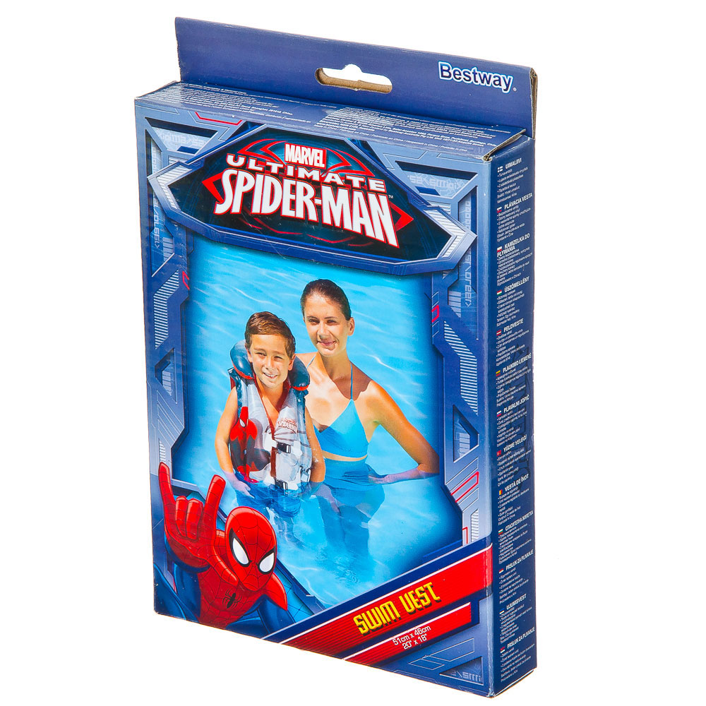 BESTWAY Жилет для плавания 51x46см, Spider-Man, 98014EU, арт.№ 332-014