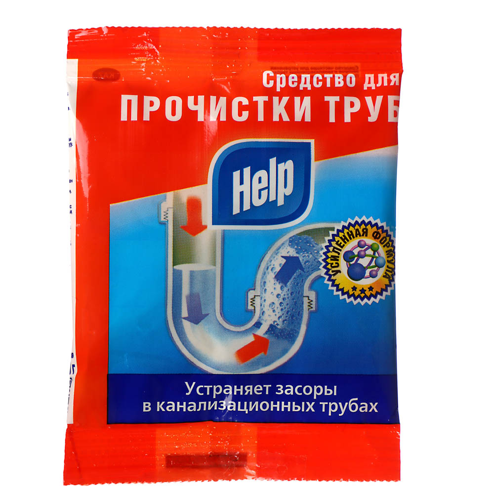 Средство для прочистки труб HELP, м/у, 90г, арт.№ 987-012