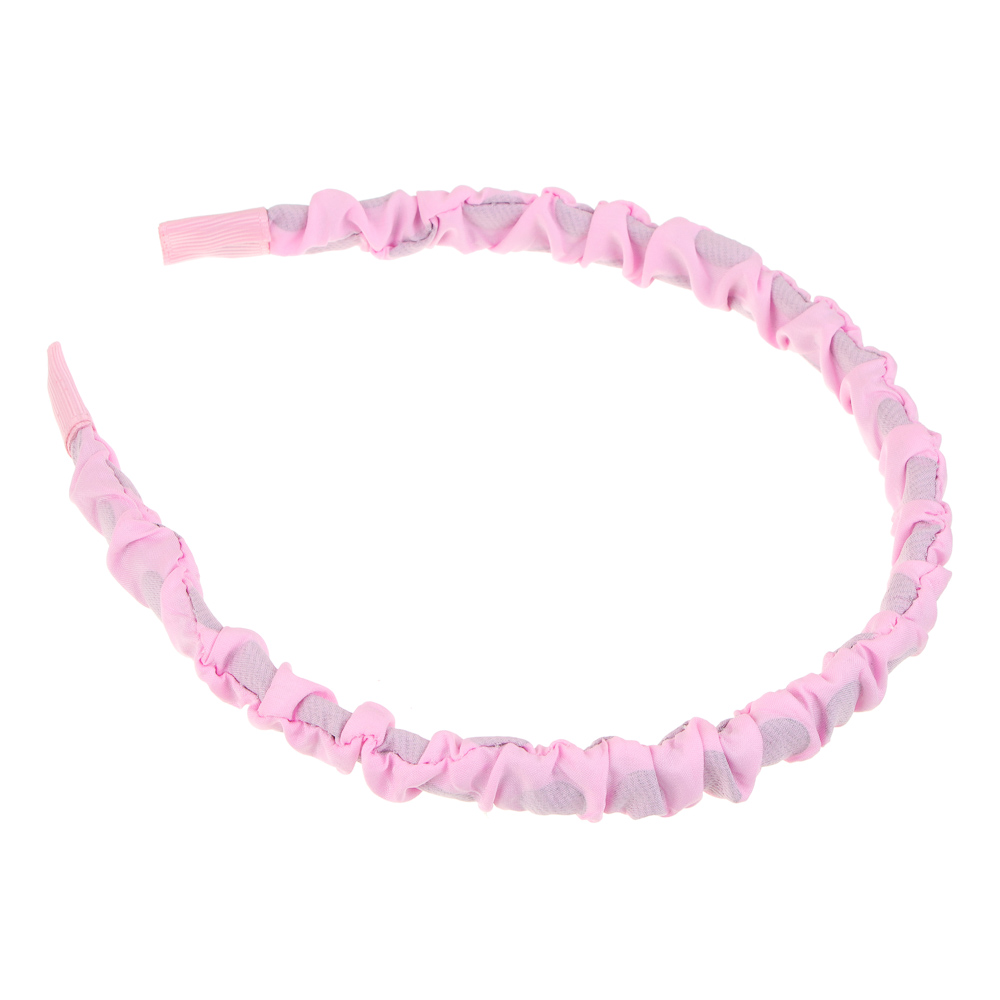 ЮНИLOOK Набор для волос 2 пр.: ободок 1,1см, зажим 4см, полиэстер, металл, пластик, 6 цв, ACS-110, арт.№ 323-041