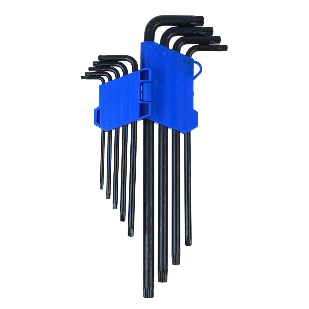 РОКОТ Набор ключей TORX-профиль 9пр. (95х3мм - 220х9мм), арт.№ 633-023
