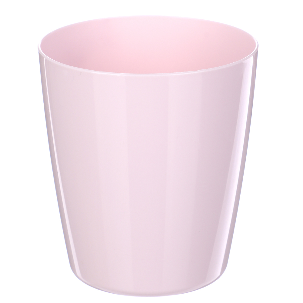 Стакан для ванной комнаты, Волна, 85х75, пластик, нежно-лиловый, арт.№ 463-453