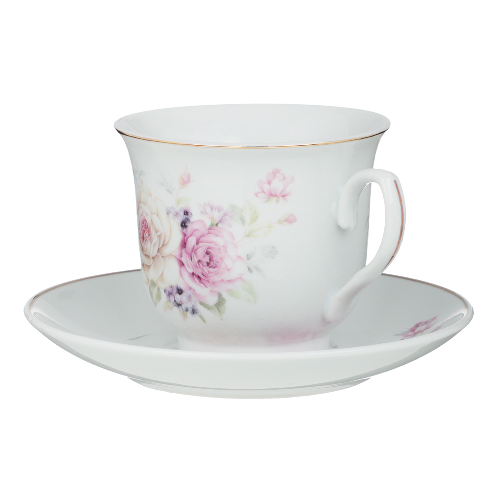 MILLIMI Розовая весна Набор чайный 2 пр., 220мл, 14,5см, фарфор, арт.№ 802-450
