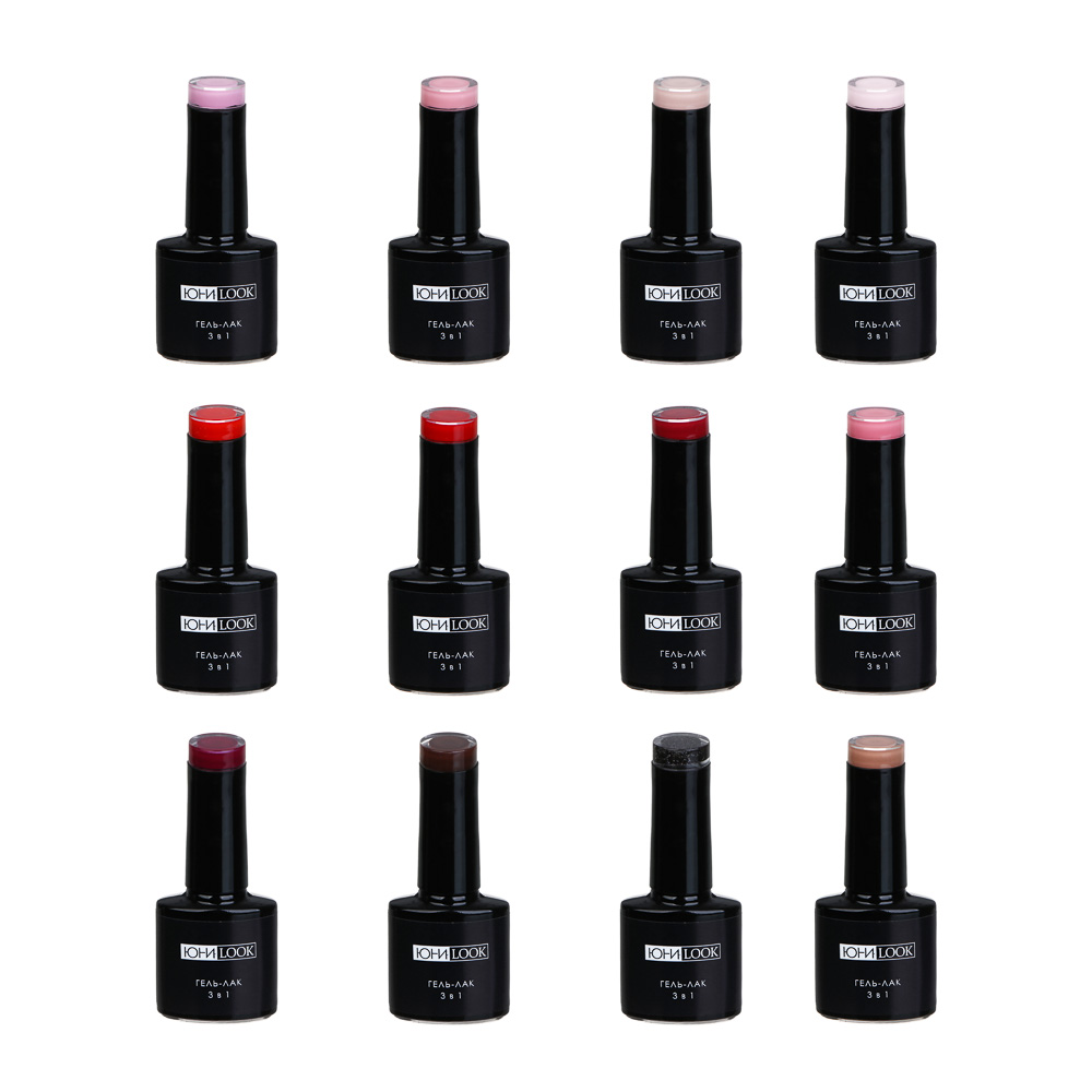 ЮНИLOOK Гель-лак 3 в 1 однофазный, 7,3 мл, арт.№ 017-377