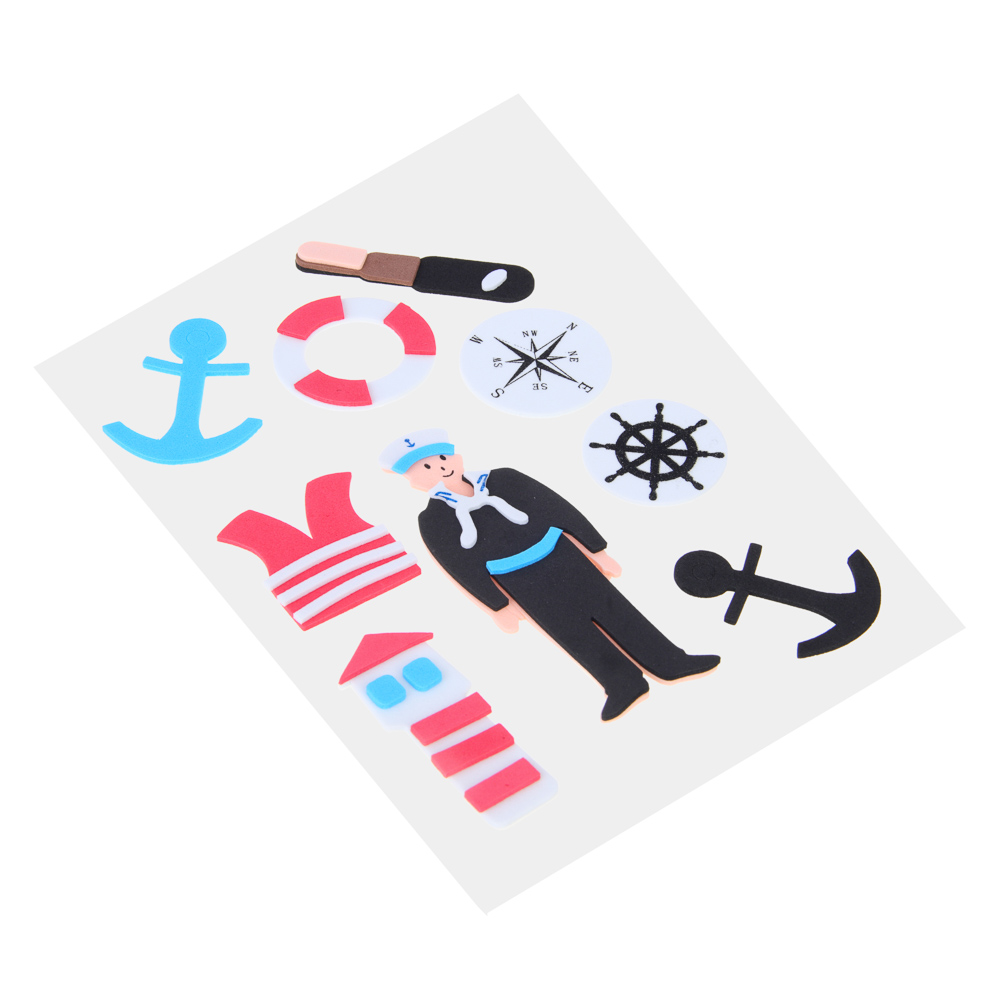 Fntastic Набор наклеек декоративных, 22x12,5 см, ПЕВА, профессии, 6 дизайнов, арт.№ 503-022