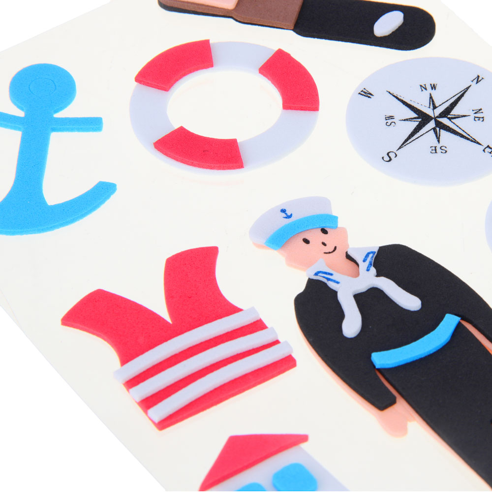 Fntastic Набор наклеек декоративных, 22x12,5 см, ПЕВА, профессии, 6 дизайнов, арт.№ 503-022