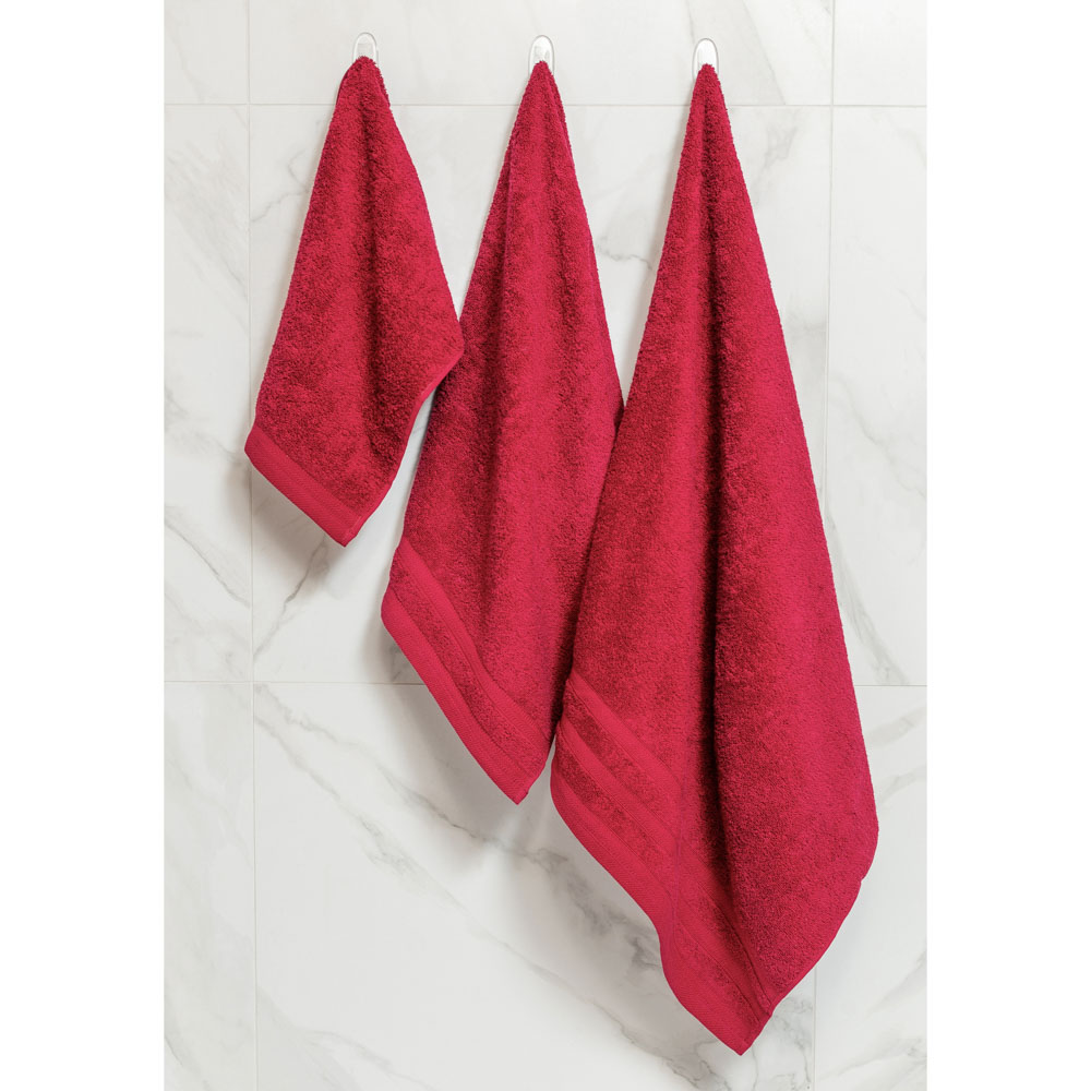 PROVANCE Виана Полотенце махровое, 100% хлопок, 50х90см, 450гр/м, бордо, арт.№ 489-190