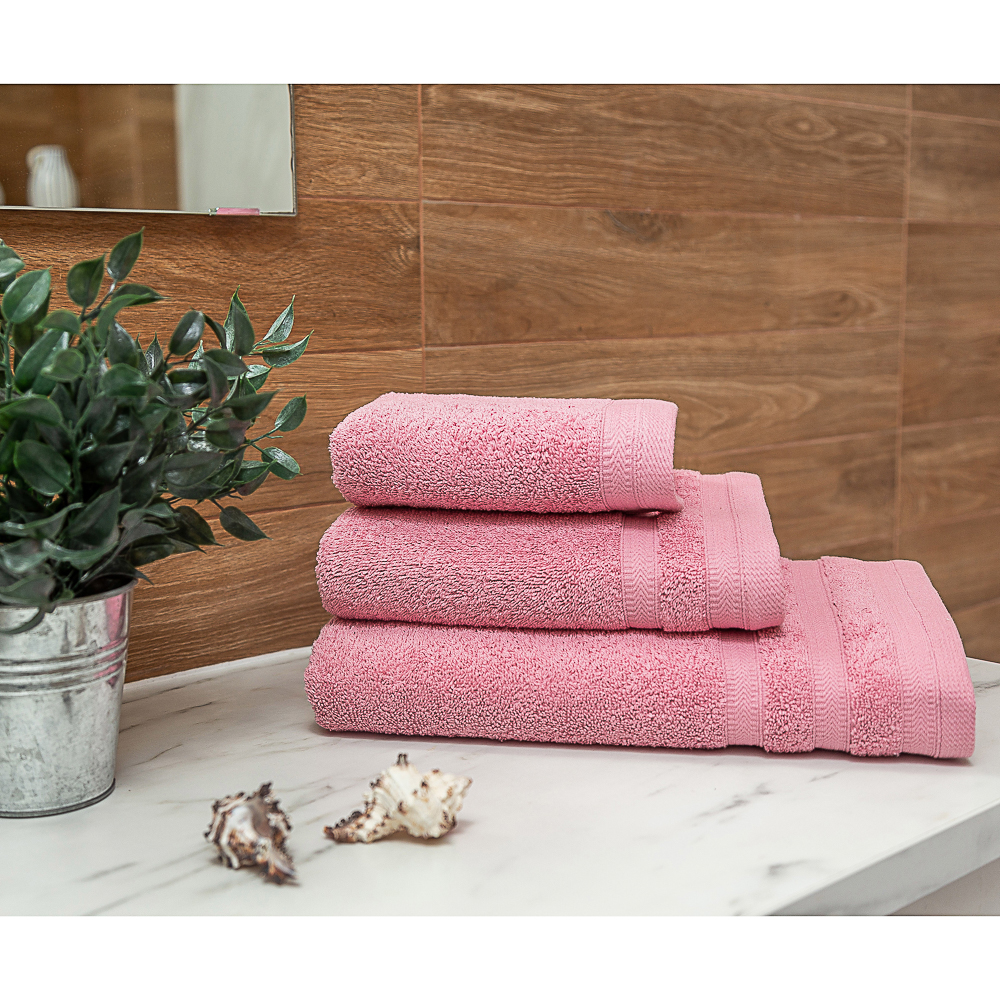 PROVANCE Виана Полотенце махровое, 100% хлопок, 50х90см, 450гр/м, пыльная роза, арт.№ 489-173
