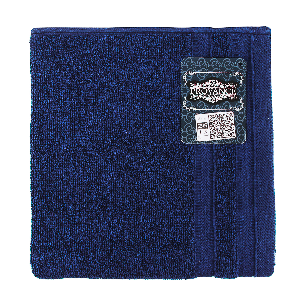 PROVANCE Виана Полотенце махровое, 100% хлопок, 50х90см, 450гр/м, глубокий синий, арт.№ 489-189