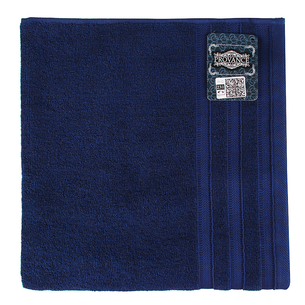 PROVANCE Виана Полотенце махровое, 100% хлопок, 70х130см, 450гр/м, глубокий синий, арт.№ 484-922