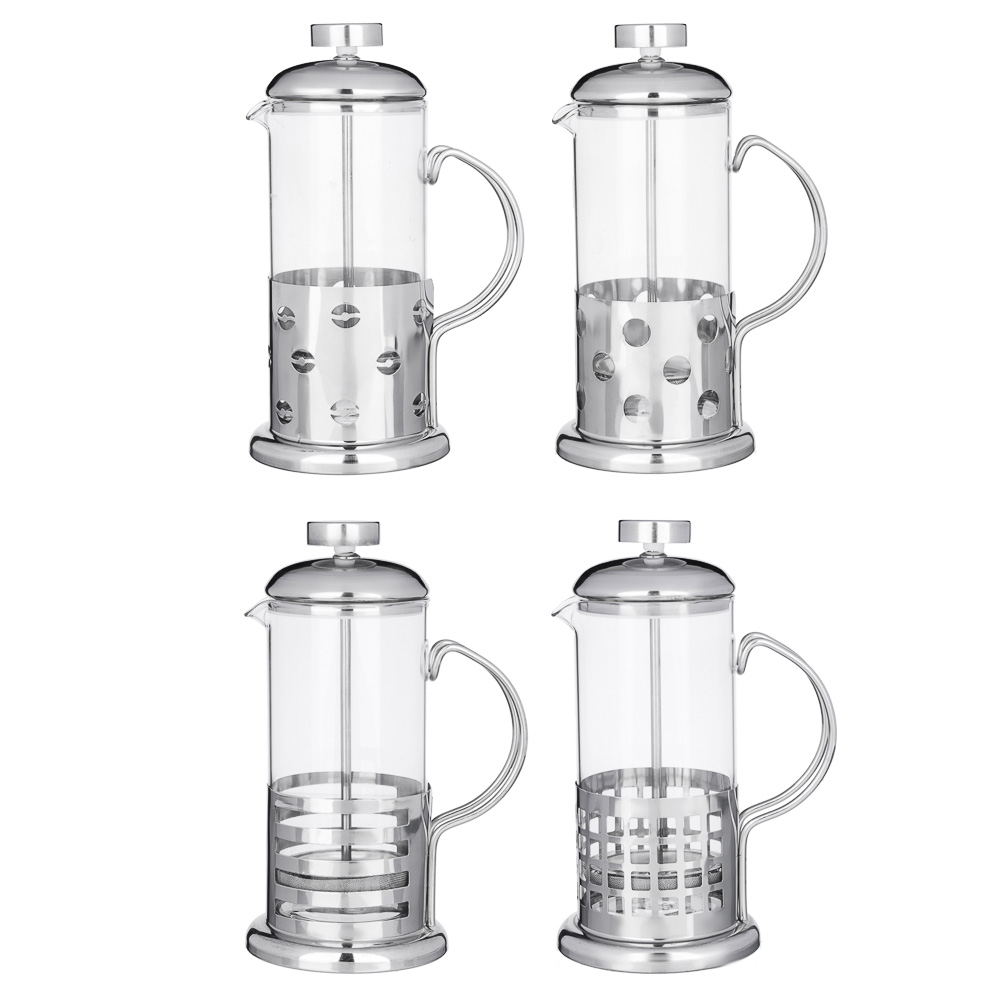 Френч-пресс, нерж.сталь, 350мл "Ивет", 4 дизайна, арт.№ 850-160