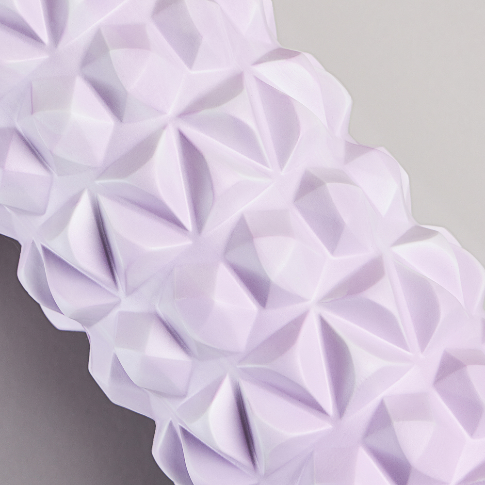 SILAPRO MAX Роллер для миофасциального массажа, фиолетово-белый, 45х11см, EVA, PVC, арт.№ 192-044